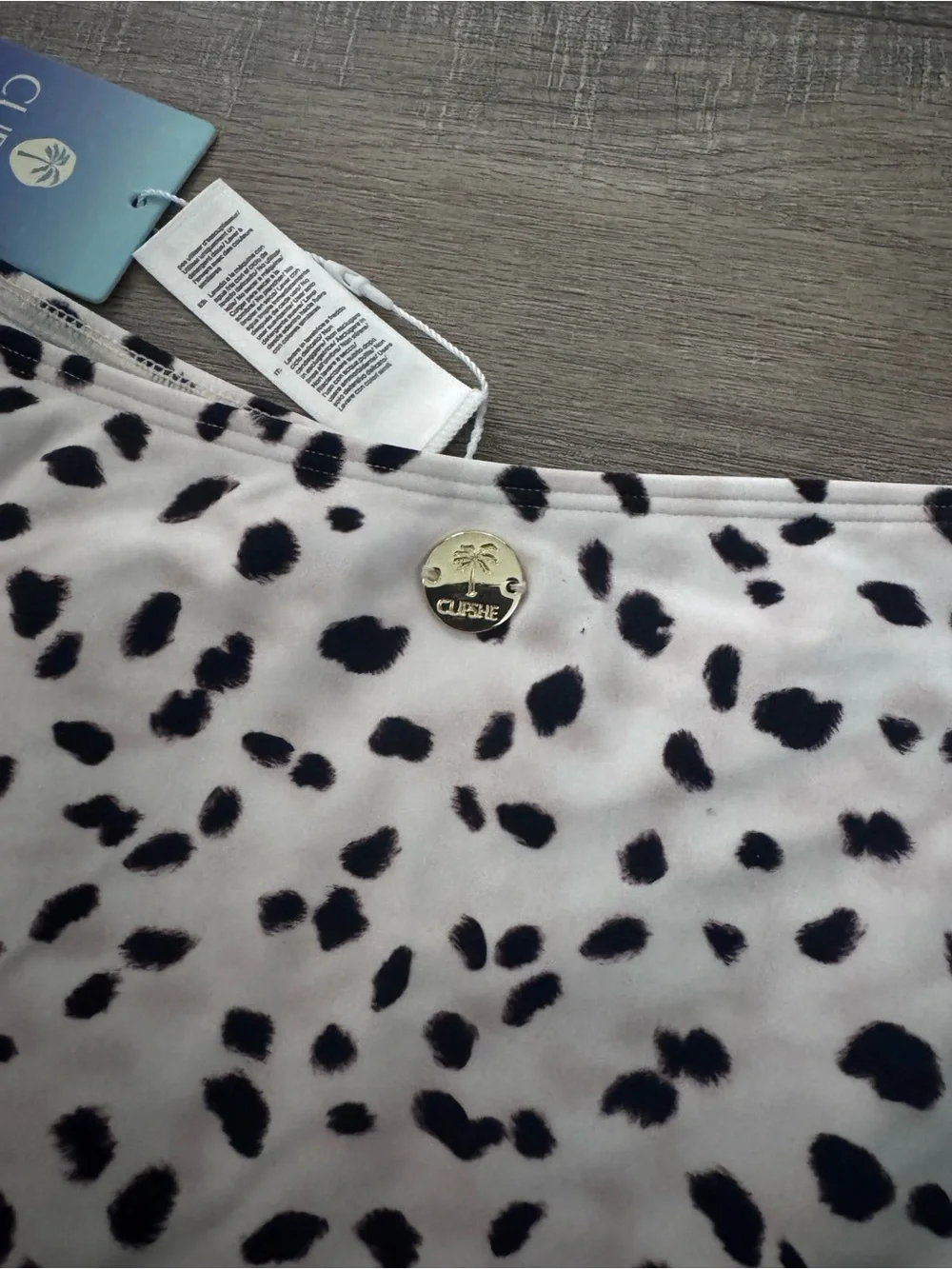 Cupshe • Bikini Bottom • Cheetah Print • Large
